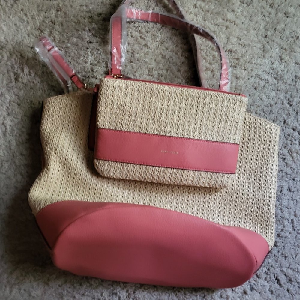 Anne Klein Curved Tote Bag - Picture 9 of 9